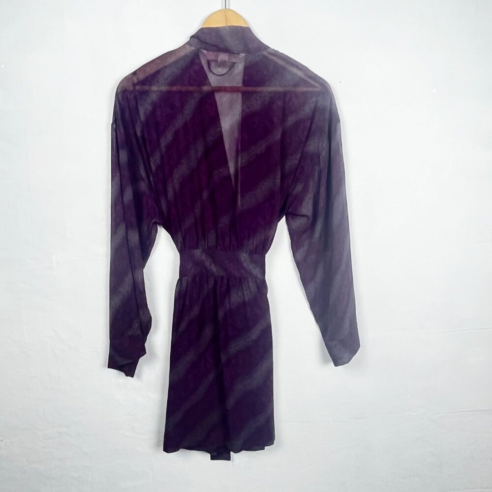 Victoria's Secret Purple Sheer Robe OS - Picture 4 of 5